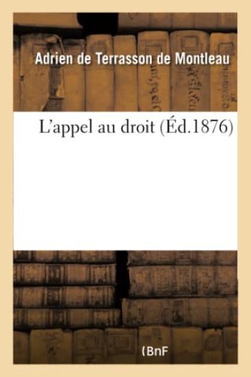 L'Appel Au Droit