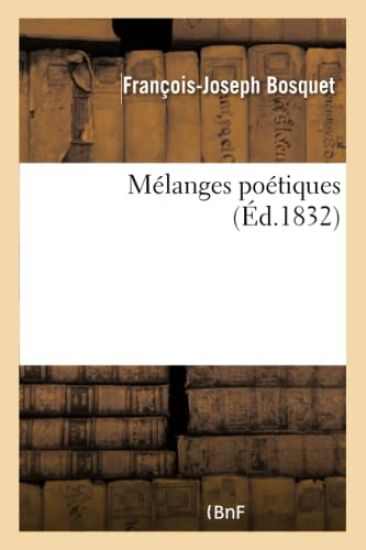 Mélanges Poétiques