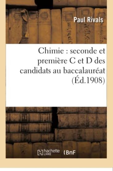 Chimie: Seconde Et Première C Et D Des Candidats Au Baccalauréat