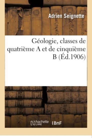 Géologie, Classes de Quatrième a Et de Cinquième B