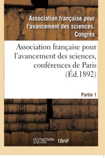 Association Française Pour l'Avancement Des Sciences, Conférences de Paris