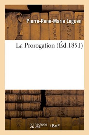 La Prorogation