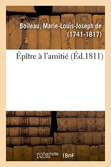 Épître À l'Amitié