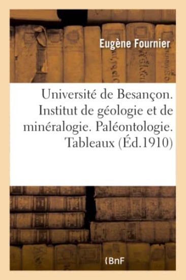 Université de Besançon. Institut de Géologie Et de Minéralogie.