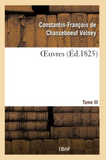 Oeuvres Tome III