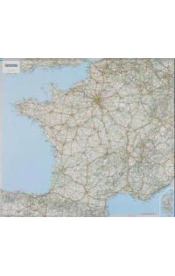 France - Michelin rolledtubed wall map Encapsulated