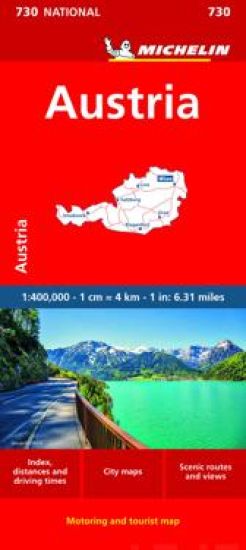 Michelin Austria Road and Tourist Map