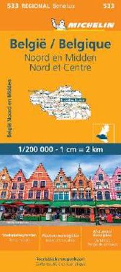 Michelin Map Belgium: North & Central 533
