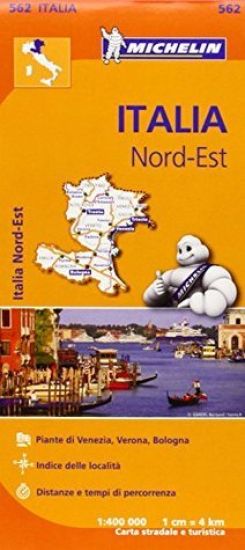 Italy Northeast - Michelin Regional Map 562