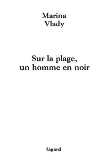 Sur La Plage, Un Homme En Noir