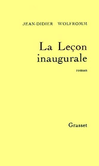 La Lecon Inaugurale