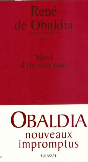 Merci d'être avec nous