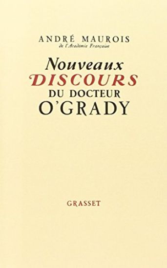 Nouveaux discours du dr. O'Grady