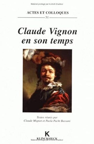 Claude Vignon En Son Temps