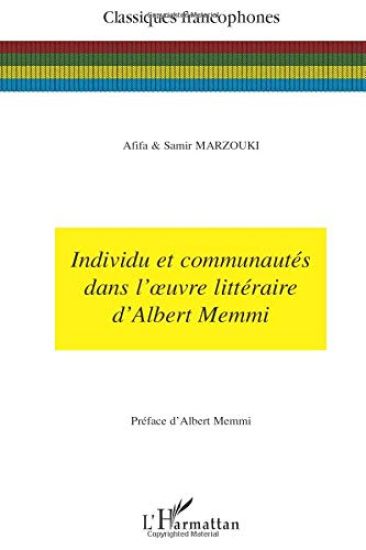 Individu et communautés dans l'oeuvre littéraire d'Albert Memmi
