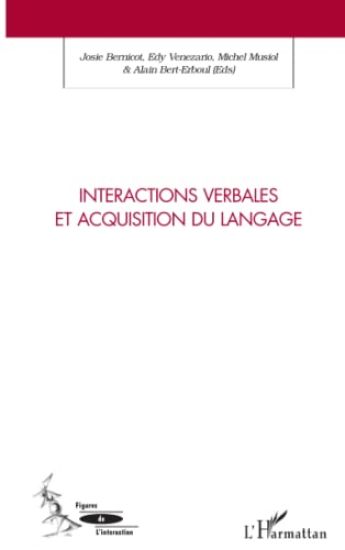 Interactions verbales et acquisition du langage