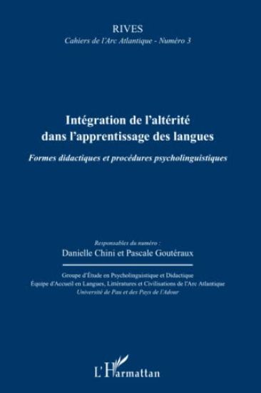 Intégration de l'altérité dans l'apprentissage des langues