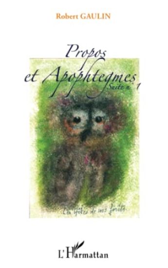 Propos et apophtegmes