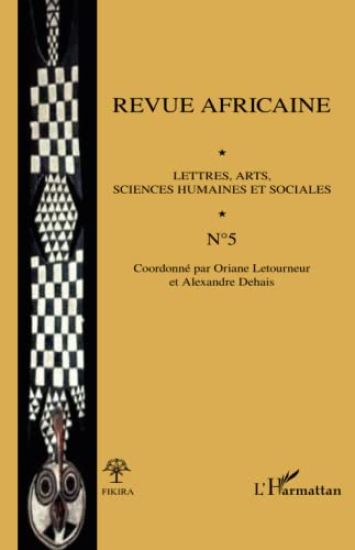 Revue africaine N° 5 Lettres, arts, sciences humaines et sociales