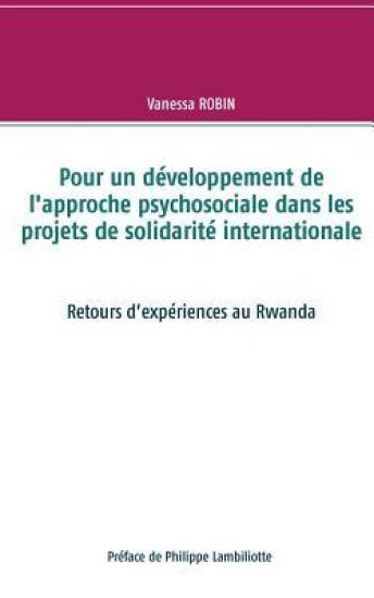 Pour un développement de l'approche psychosociale dans les projets de solidarité internationale