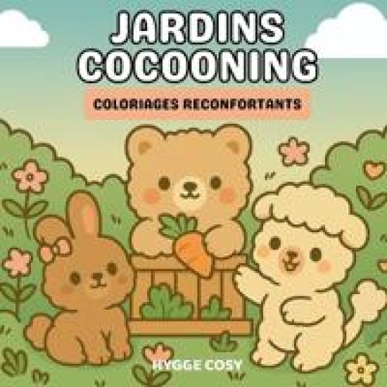 Jardins cocooning: Coloriages réconfortants