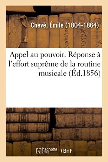 Appel Au Pouvoir. Réponse À l'Effort Suprême de la Routine Musicale