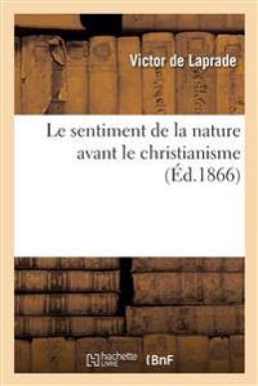 Le sentiment de la nature avant le christianisme