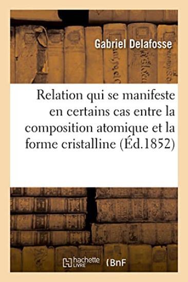 Mémoire Sur Une Relation Importante Qui Se Manifeste En Certains Cas