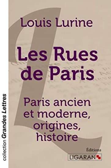 Les rues de Paris (grands caractères)