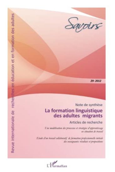 La formation linguistique des adultes migrants