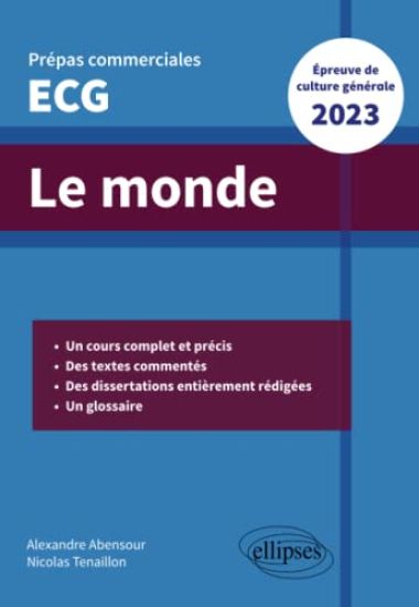 Le monde. Épreuve de culture générale