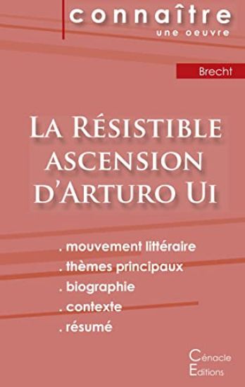 Fiche de lecture La Résistible ascension d'Arturo Ui de Bertolt Brecht (Analyse littéraire de référence et résumé complet)