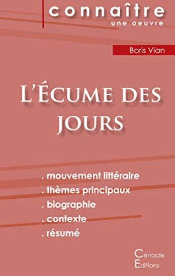Fiche de lecture L'Écume des jours (Analyse littéraire de référence et résumé complet)