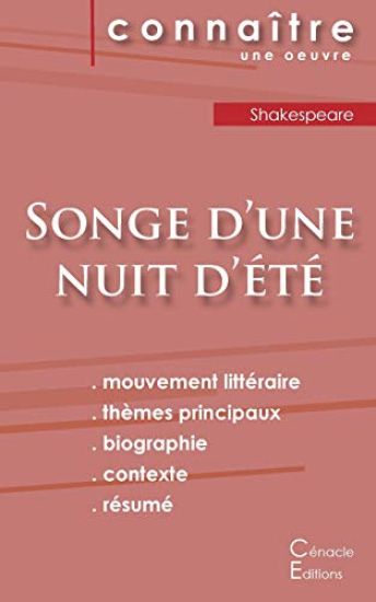 Fiche de lecture Songe d'une nuit d'été de Shakespeare (Analyse littéraire de référence et résumé complet)