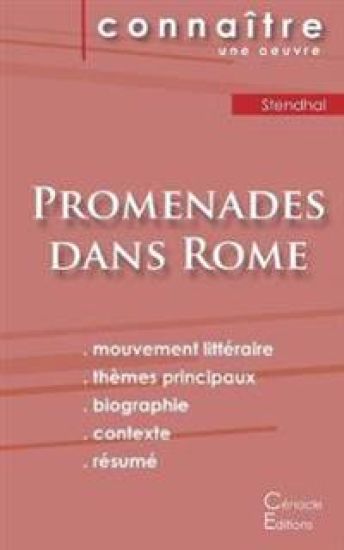 Fiche de lecture Promenades dans Rome (Analyse littéraire de référence et résumé complet)