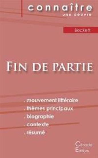 Fiche de lecture Fin de partie de Beckett (Analyse littéraire de référence et résumé complet)
