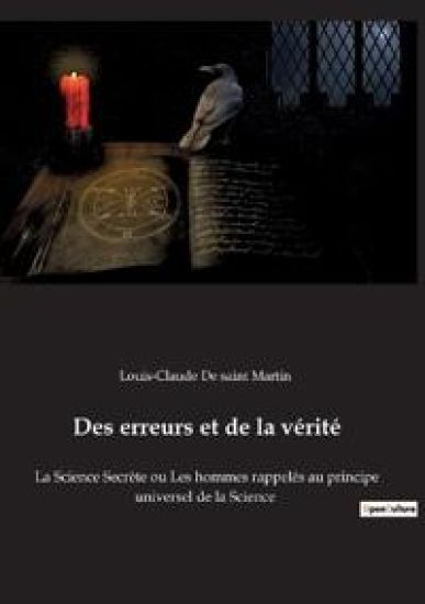 Des erreurs et de la vérité