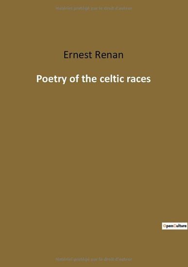 Poetry of the celtic races
