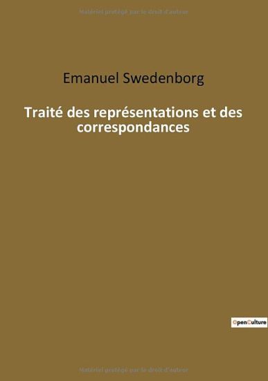 Traité des représentations et des correspondances