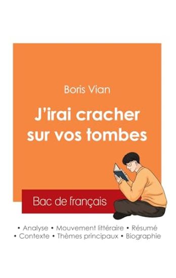 Réussir son Bac de français 2025 : Analyse du roman J'irai cracher sur vos tombes de Boris Vian