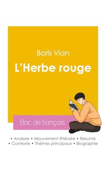 Réussir son Bac de français 2026 : Analyse du roman L'Herbe rouge de Boris Vian