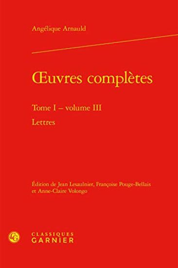 Oeuvres Completes: Lettres