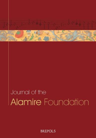 Journal of the Alamire Foundation 5/2