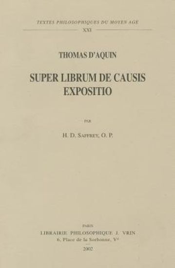 Thomas d'Aquin: Super Librum de Causis Expositio