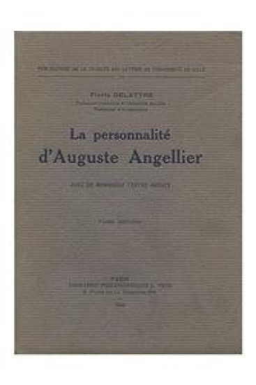 La Personnalite D'Auguste Angellier 1