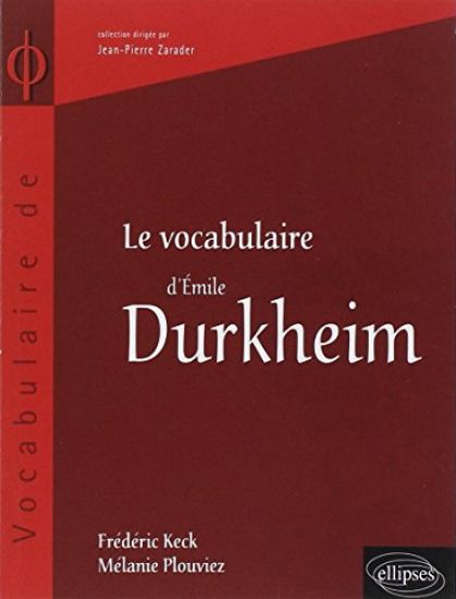 Le vocabulaire de Emile Durkheim