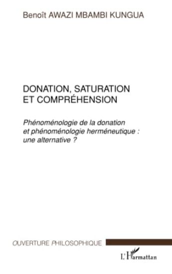Donation, saturation et compréhension