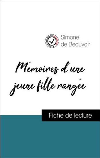 Mémoires d'une jeune fille rangée (fiche de lecture et analyse complète de l'oeuvre)