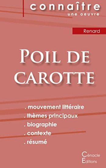 Fiche de lecture Poil de carotte de Jules Renard (Analyse littéraire de référence et résumé complet)