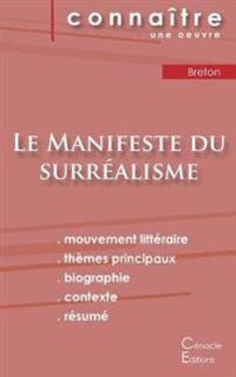 Fiche de lecture Le Manifeste du surréalisme de André Breton (Analyse littéraire de référence et résumé complet)